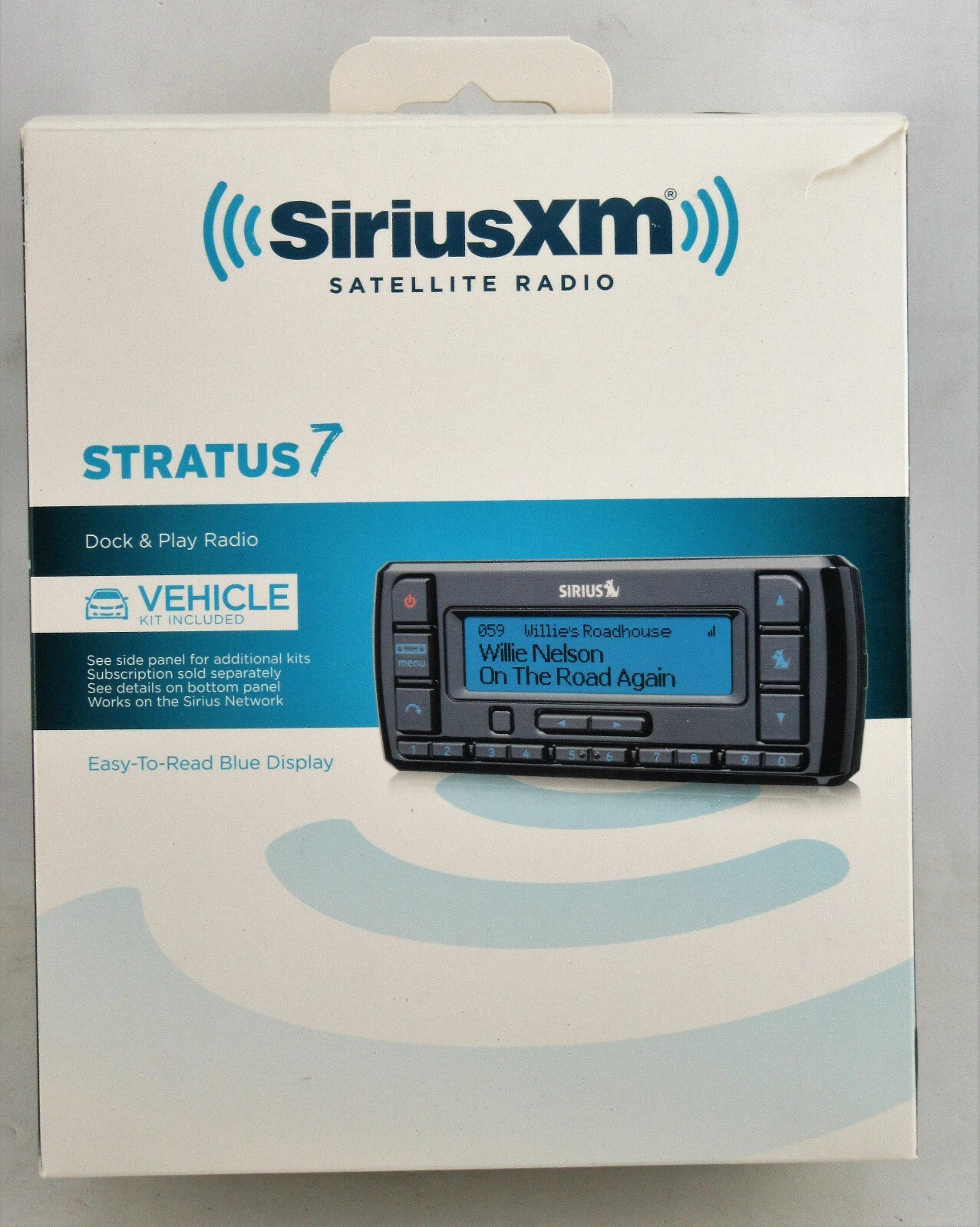 Sirius XM Stratus 7 Satellite Car Radio Receiver Complete Black SSV7V1 Open Box