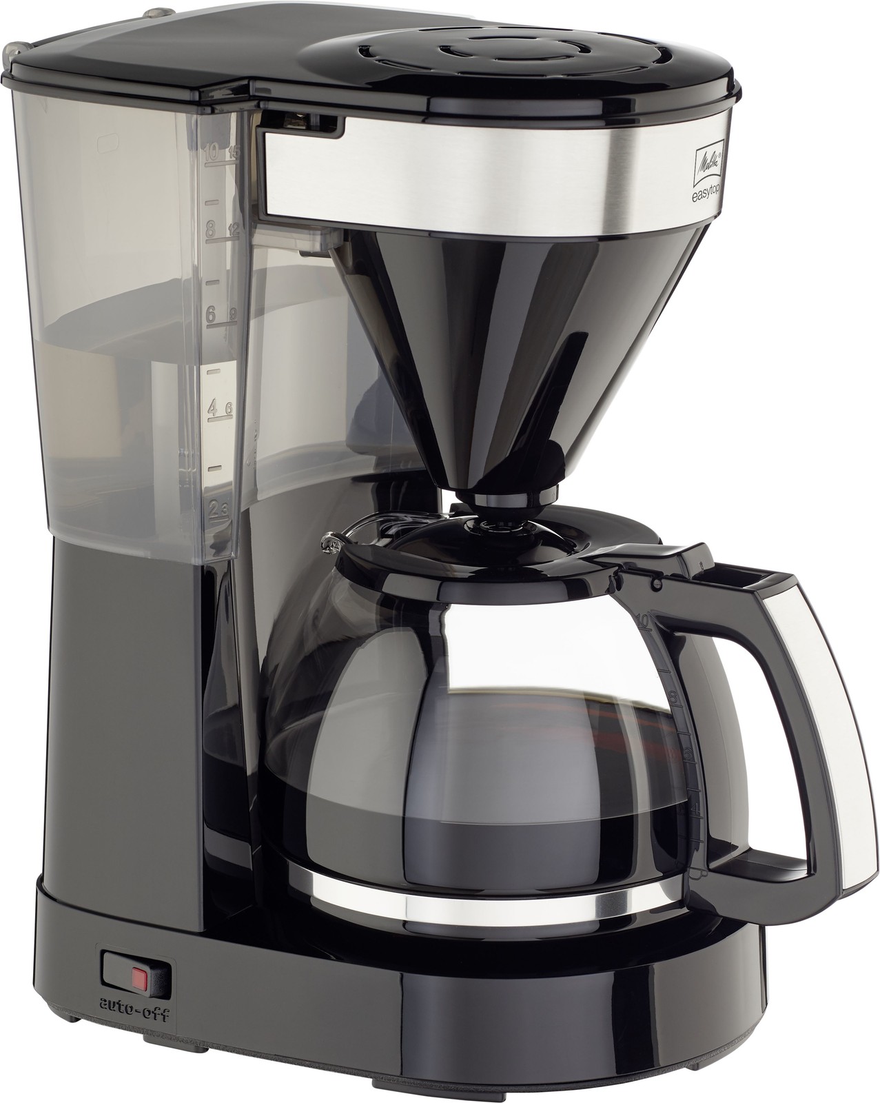 MELITTA Filterkaffeemaschine 1023-04 Easy Top Schwarz-Edelstahl 1080 W - Bild 1 von 4