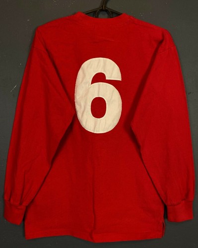 MEN BOBBE MOORE ENGLAND NATIONAL 1966 RETRO REPLICA SOCCER FOOTBALL SHIRT SIZE S