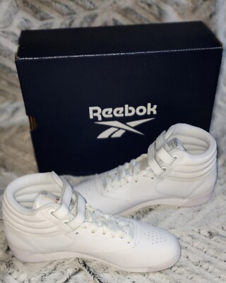 Women's Size 10 Brand NEW In Box with Tags Reebok Freestyle High White High Tops
