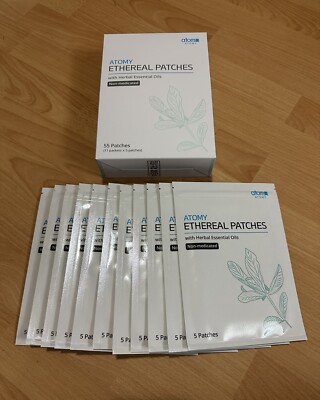 1 box of Ethereal Oil Patch Pain Relief 11 Packs ( 5pcs/pack ) English Packaging