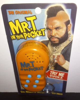 Sealed Emanation Mr. T in Your Pocket Talking Keychain