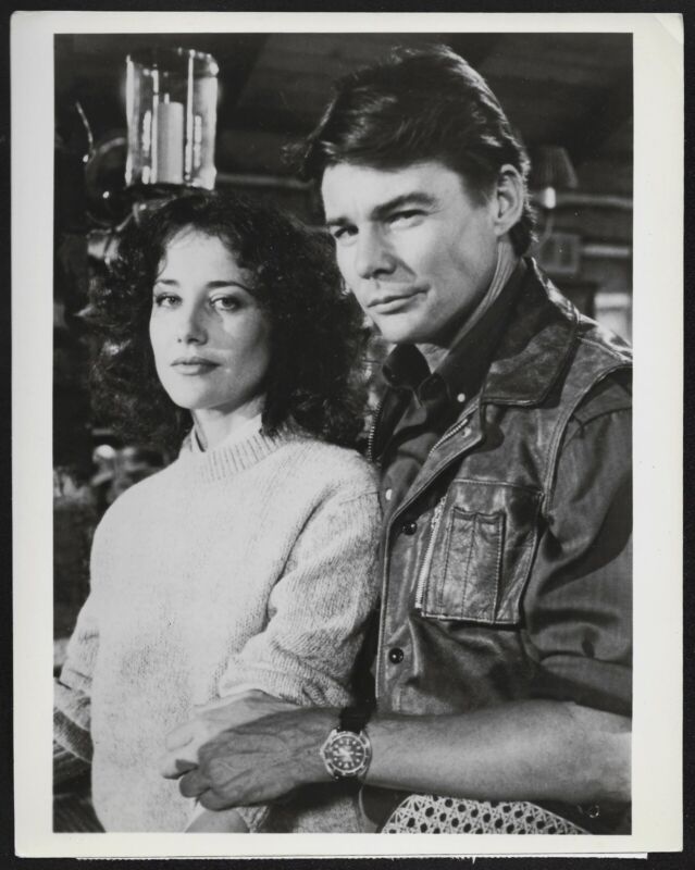 Airwolf Jan-Michael Vincent Belinda Bader Original 1980s TV Series Promo Photo