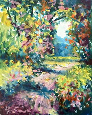 Dirt Tract  Landscape  Plain Air Oil Painting Impressionism  Andrew Semberecki