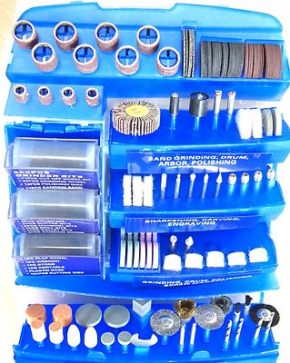 300 PC Rotary Tool Bits Accessory Kit For Rotary Type Power Tools 