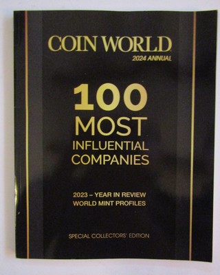 Coin World 2024 Annual 100 Most Influential Companies + Jan 2024 Coin Trends