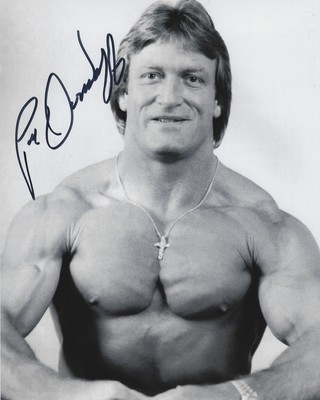 Wwe Signed Photo Mr Wonderful Paul Orndorff Wrestling Wwf Promo
