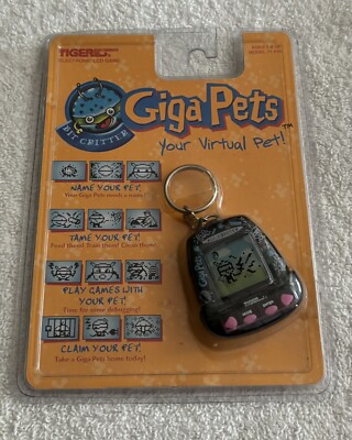 1997 Giga Pets Bit Critter Tiger Electronics New Sealed NIP Rare