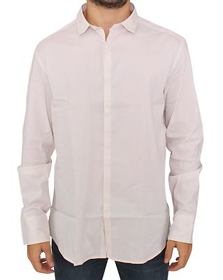 

COSTUME NATIONAL CNC Белое хлопковое эластичное платье Официальная рубашка IT52 / Рекомендуемая розничная цена 320 долларов США, Белый, IT 52