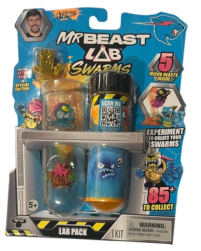 6セット ミスタービースト ラボ Mr Beast Lab Swarms 第一弾 MrBeast Lab Swarms Lab 12 Pack, 1 Inch MrBeast Themed Swarms