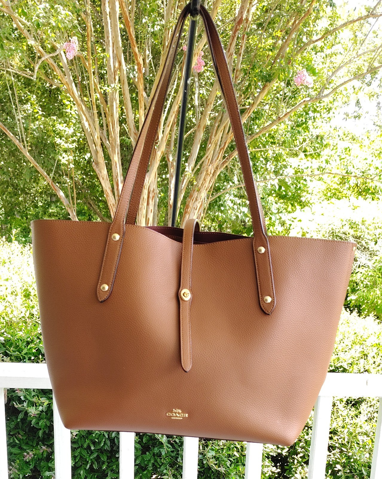 美品！Coach トートバッグ ブラウン D1847-58849