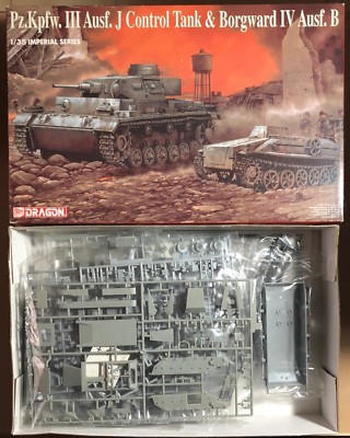 DRAGON 9054 Pz.Kpfw. III Ausf. J CONTROL TANK BORGWARD IV 1/35 PLASTIC KIT