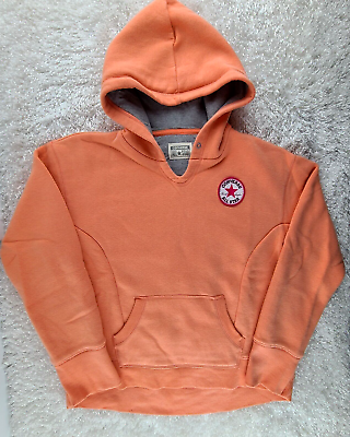 Orange converse hoodie sale