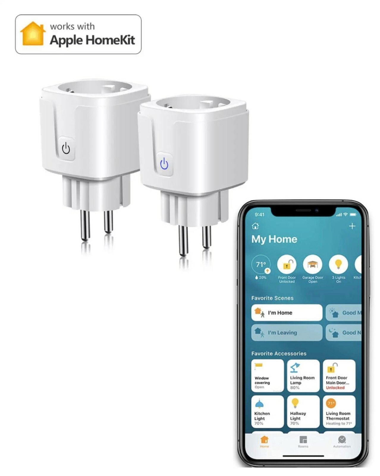 SmartHome Wifi Steckdose für Apple Homekit Siri IOS       *Neu u. OVP* Lagerware