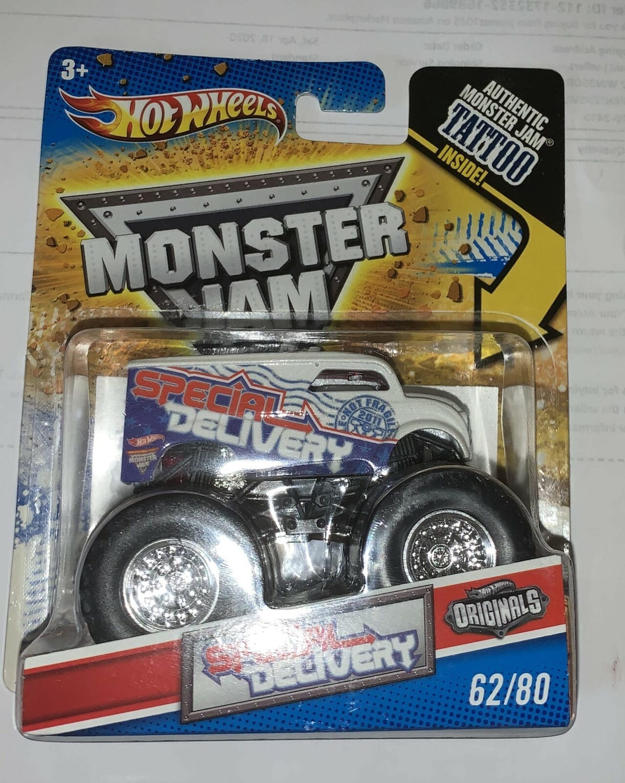 hotwheels monster jam 日本未発売 入手困難 Hot Wheels Monster Jam Truck ~ SHOCKER Tattoo Series 78/80