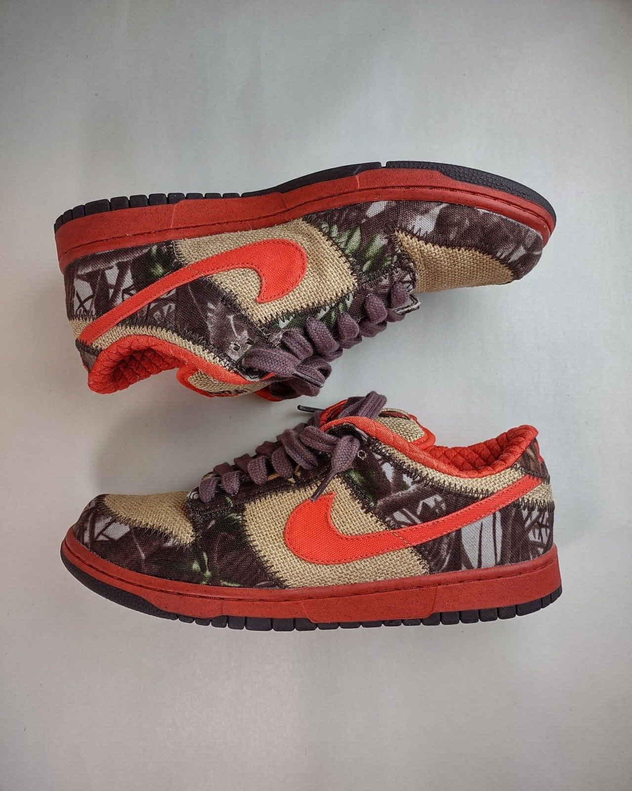 

Мужские кроссовки Nike Dunk Low Pro SB Reese Forbes Hunter Camo Brown Orange 304292-281 10,5, Коричневый, Nike SB Dunk Low