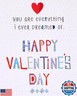 American Greetings Valentines Day Card for Husband (Respect and Adore)