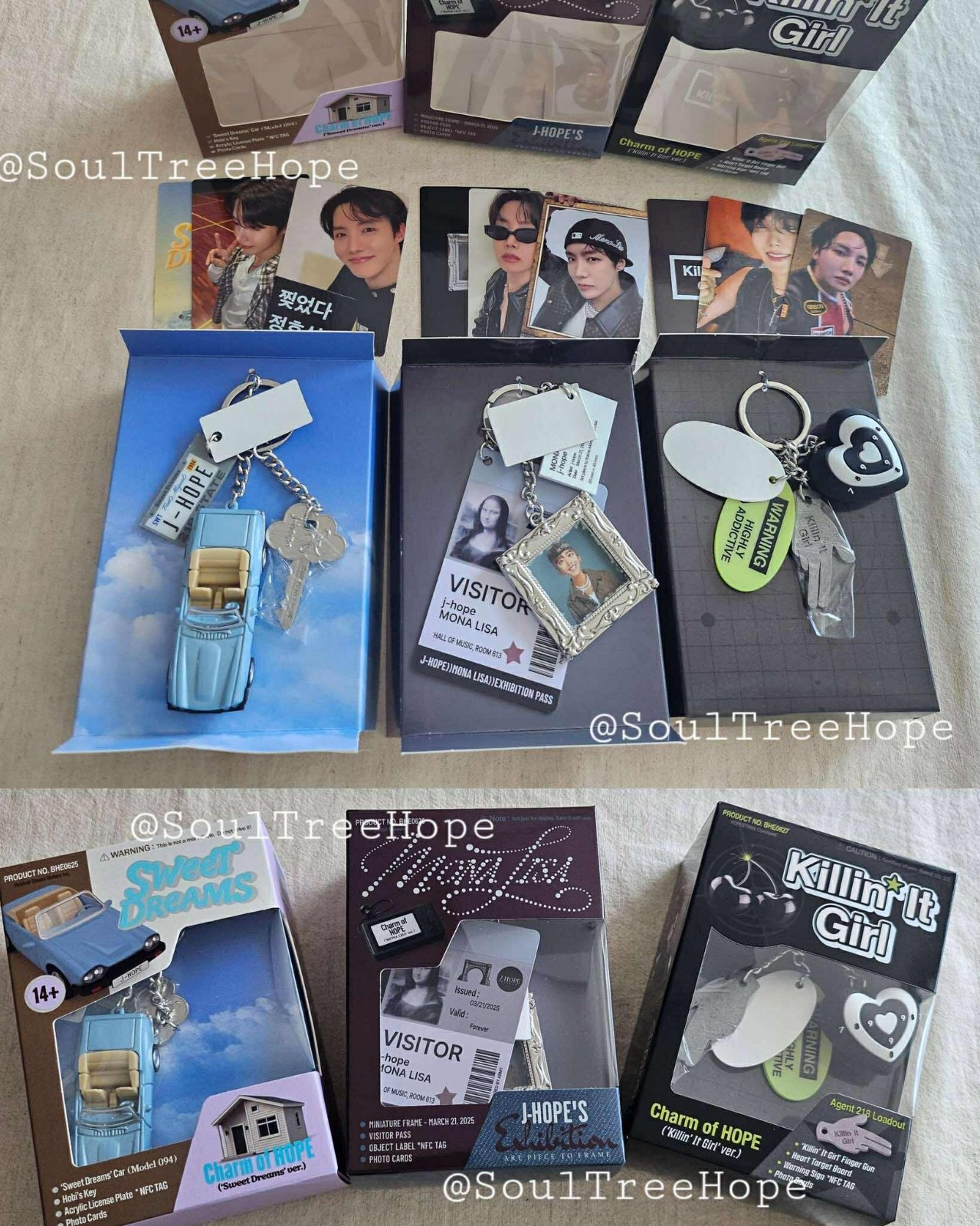 BTS j-hope Charm of HOPE MUSINSA トレカ 2 j-hope 'Charm of HOPE' ('MONA LISA' ver.) + Musinsa Special