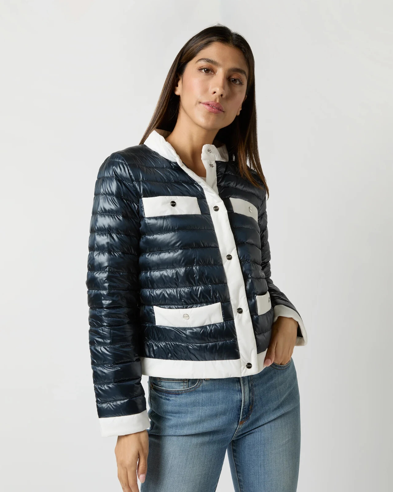 新品 HERNO SHORT DOWN JACKET 40 HERNO WOMEN'S SHORT PUFFER COAT/JACKET NWT Sz 44 IT GOOSE