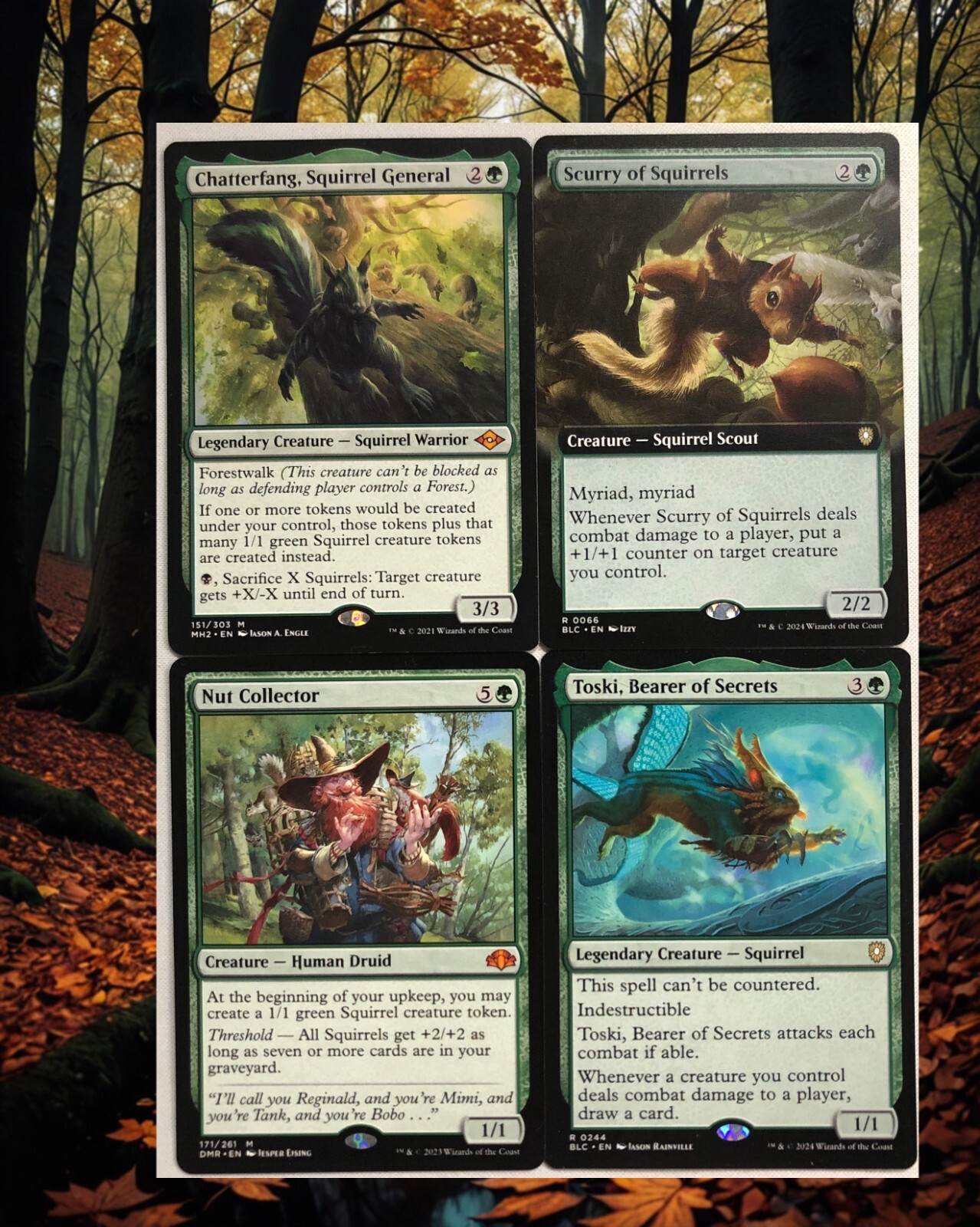 マジックザギャザリング　リスデッキ　squirrel EDH Squirrel Deck - Commander MTG Magic the Gathering | eBay