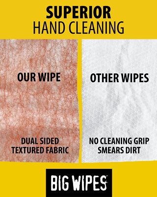 Heavy Duty Industrial Textured Scrubbing Wipes 80 Count pack Of 1 Heavyduty