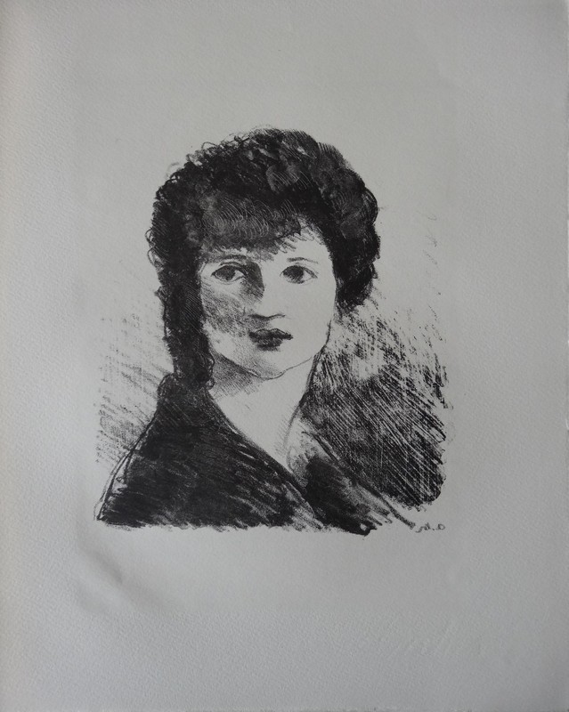 AndrÃ© Mare : Troublante Flora, Lithographie Originale SignÃ©E