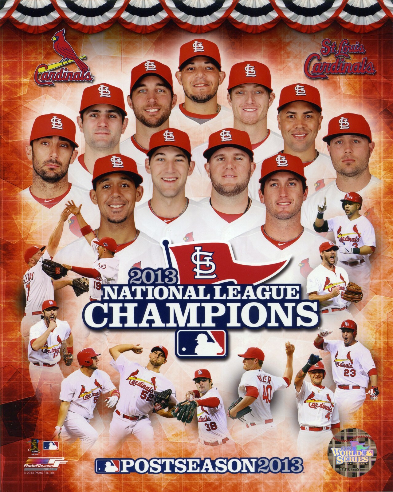 2013 St. Louis Cardinals National League Champs 8x10