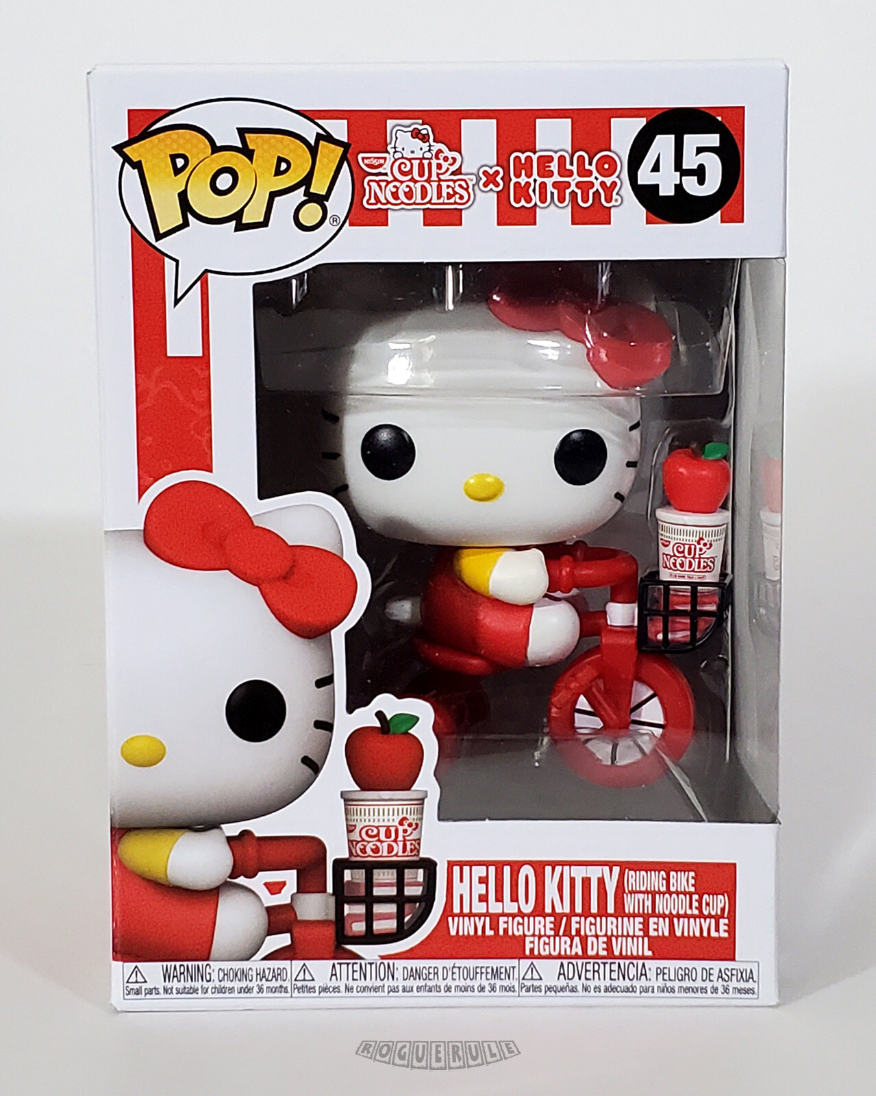 🚦Funko Pop! HELLO KITTY Riding Bike with Noodle Cup / Tri
