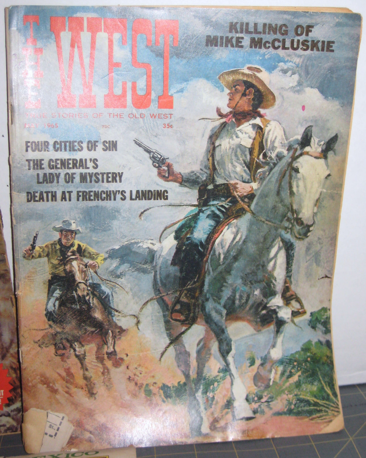 True West Real West The West pulp western magazines Oct. 1962 May 65 Jan. 68