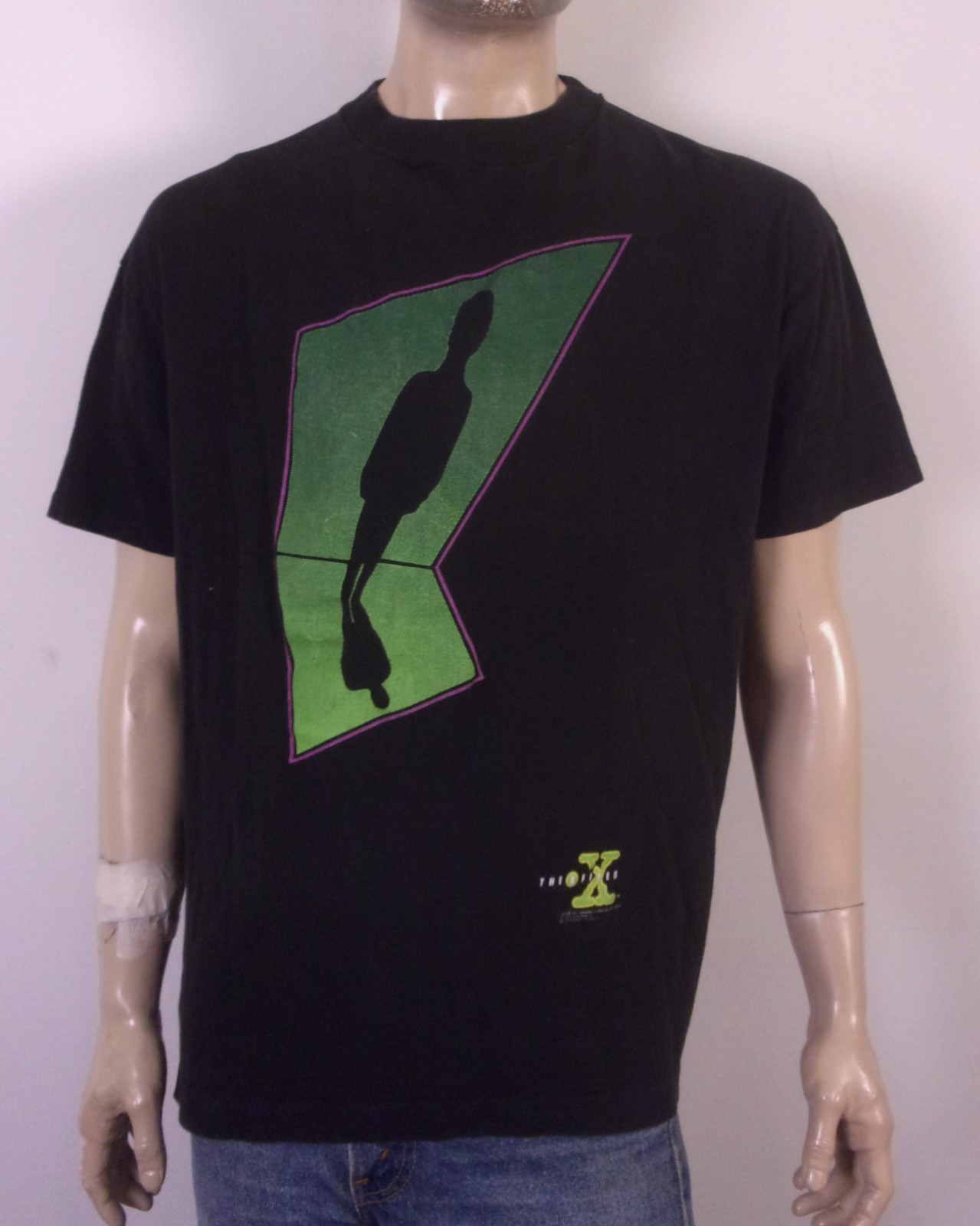 1996年 USA製 stanley desantis Tシャツ 1996 Stanley Desantis X-Files Alien T-Shirt - 5 Star Vintage
