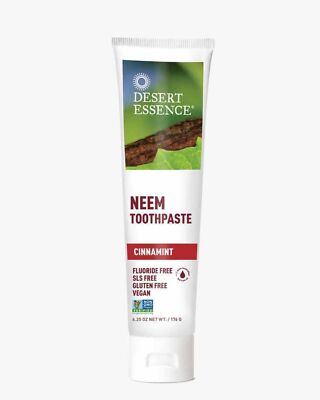 Зубная паста Desert Essence Natural Neem с корицей и мятой 6,25 унции пасты