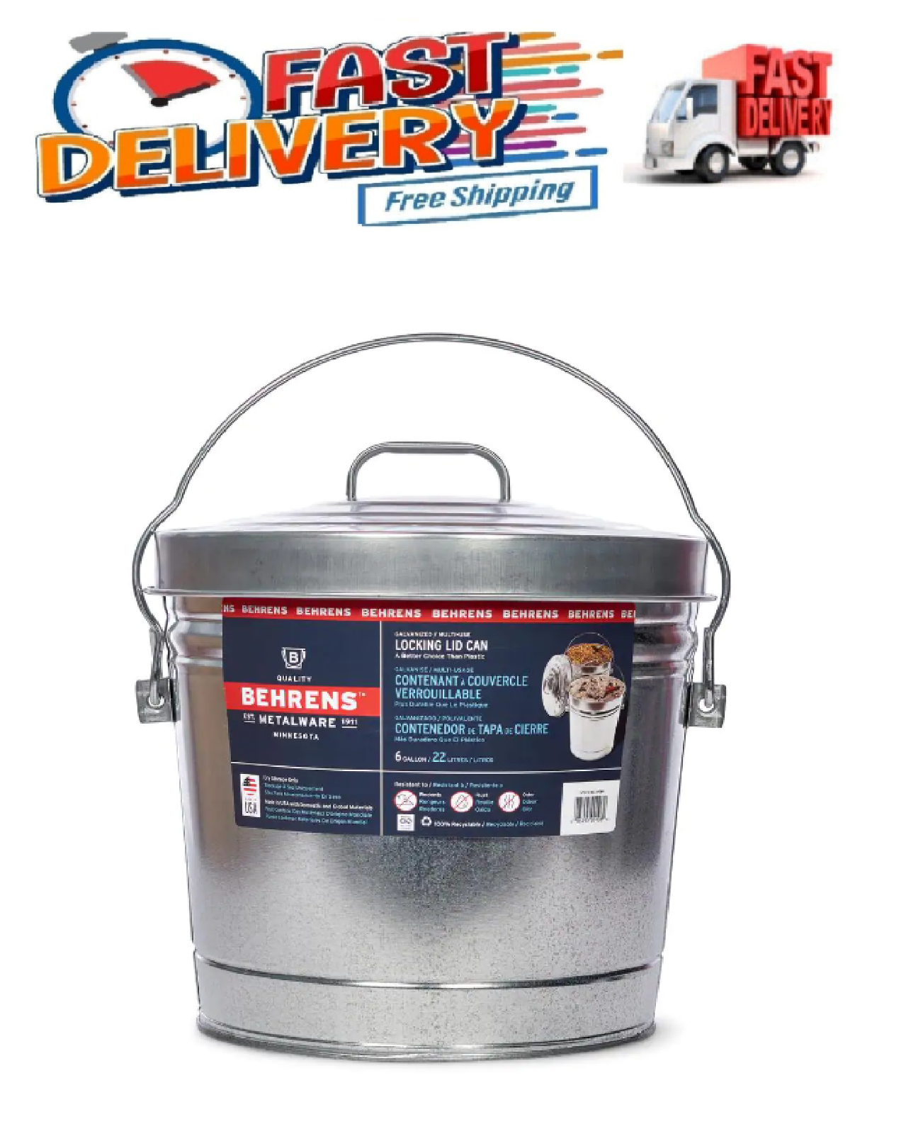 Dry Storage With Locking Lid