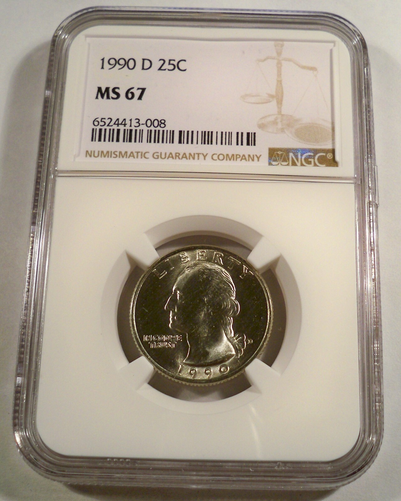 1990-D NGC MS67 WASHINGTON QUARTER 25c MS 67 | eBay
