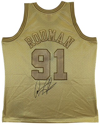 値下げ交渉あり‼️BULLS DENNIS RODMAN ジャージ XL Dennis Rodman Chicago Bulls Mitchell & Ness Off-Court