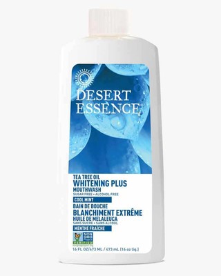 Отбеливающая жидкость для полоскания рта Desert Essence Plus Oil Tea Tree Cool Mint 16 oz Liquid