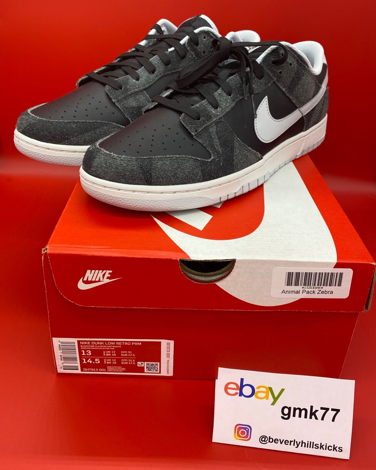 スニーカー Nike Dunk Low Retro Animal Pack Zebra (2021) ss 21 Dunk Low Retro Premium - Animal Pack - Zebra 🦓 - Which do
