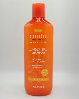 Cantu Shea Butter Cleansing Cream Shampoo for Natural Curls, Coils, and Waves