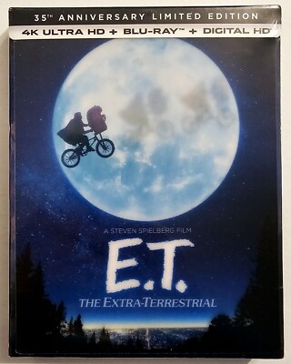 E.T. THE EXTRA-TERRESTRIAL 35th ANNIVERSARY LIMITED EDITION 4K ULTRA HD BLU-RAY 