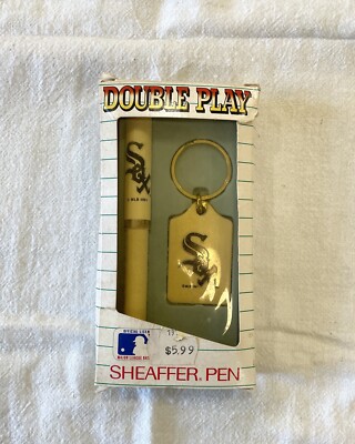 Sheaffer Pen Double Play 1991 Chicago White Sox Pen and Keychain New With Box