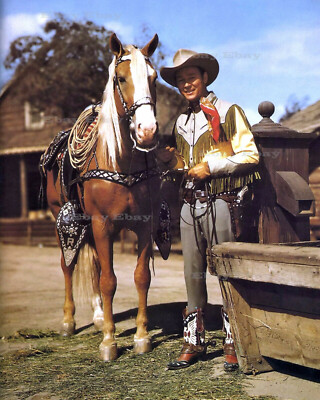 ROY ROGERS & TRIGGER 8X10 Photo Reprint