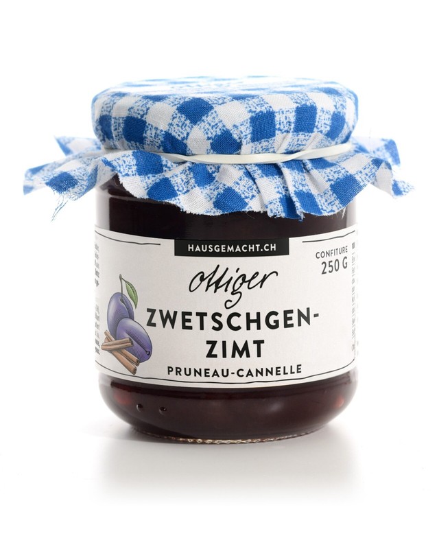 Hausgemachte Zwetschgen-ZimtkonfitÃ¼Re | Ottiger | 250g