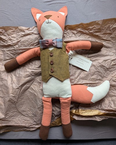 Walnut Animal Society Henry The Fox Heirloom Stuffed Toy Plush NWT