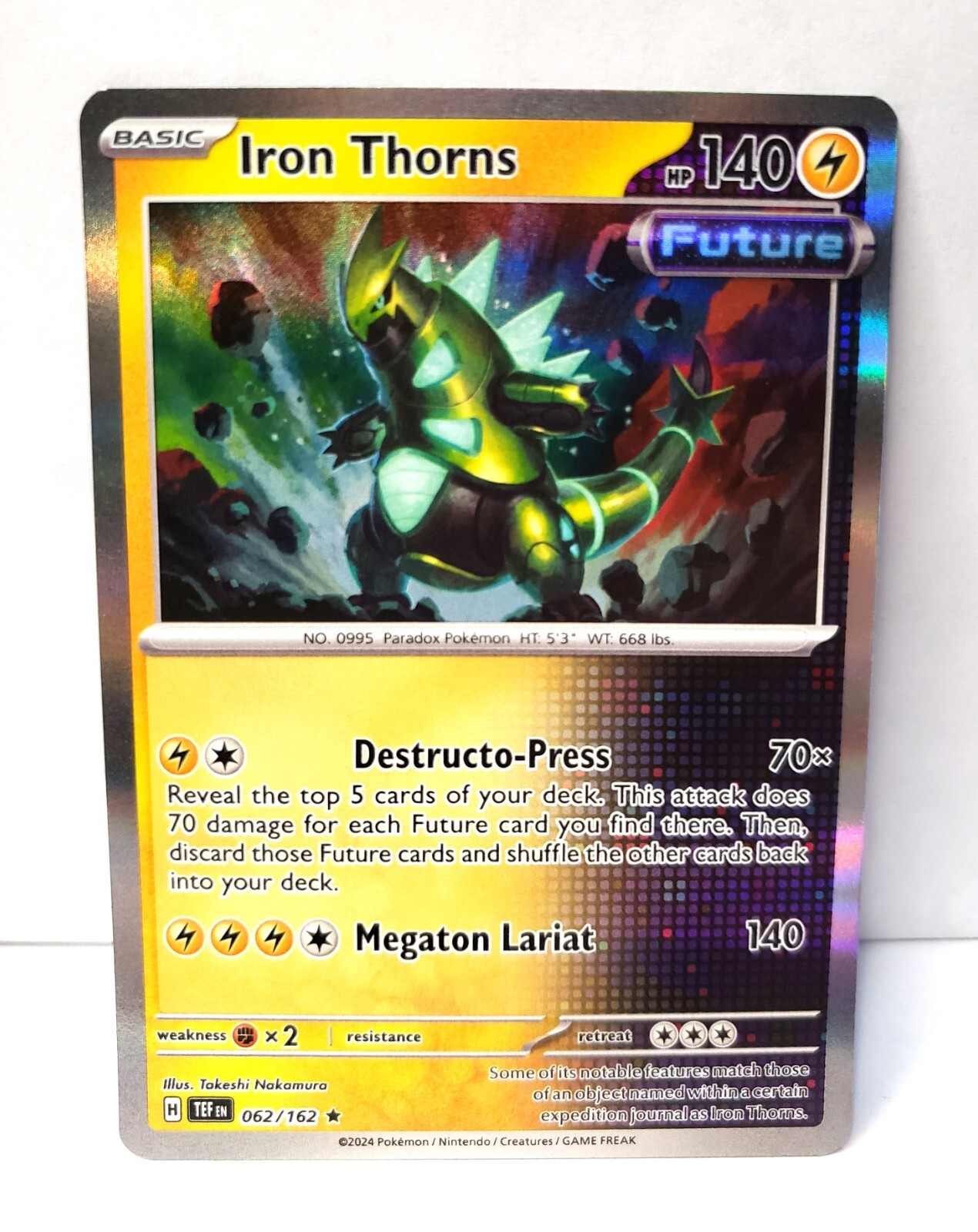 Iron Thorns ポケモンカード 140 HP Iron Thorns · Scarlet & Violet Promos (SVP) #098 ‹ PkmnCards