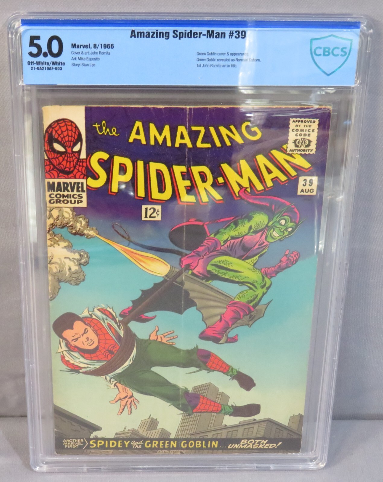 AMAZING SPIDER-MAN #39 (Classic Green Goblin Cover) CBCS 5.0