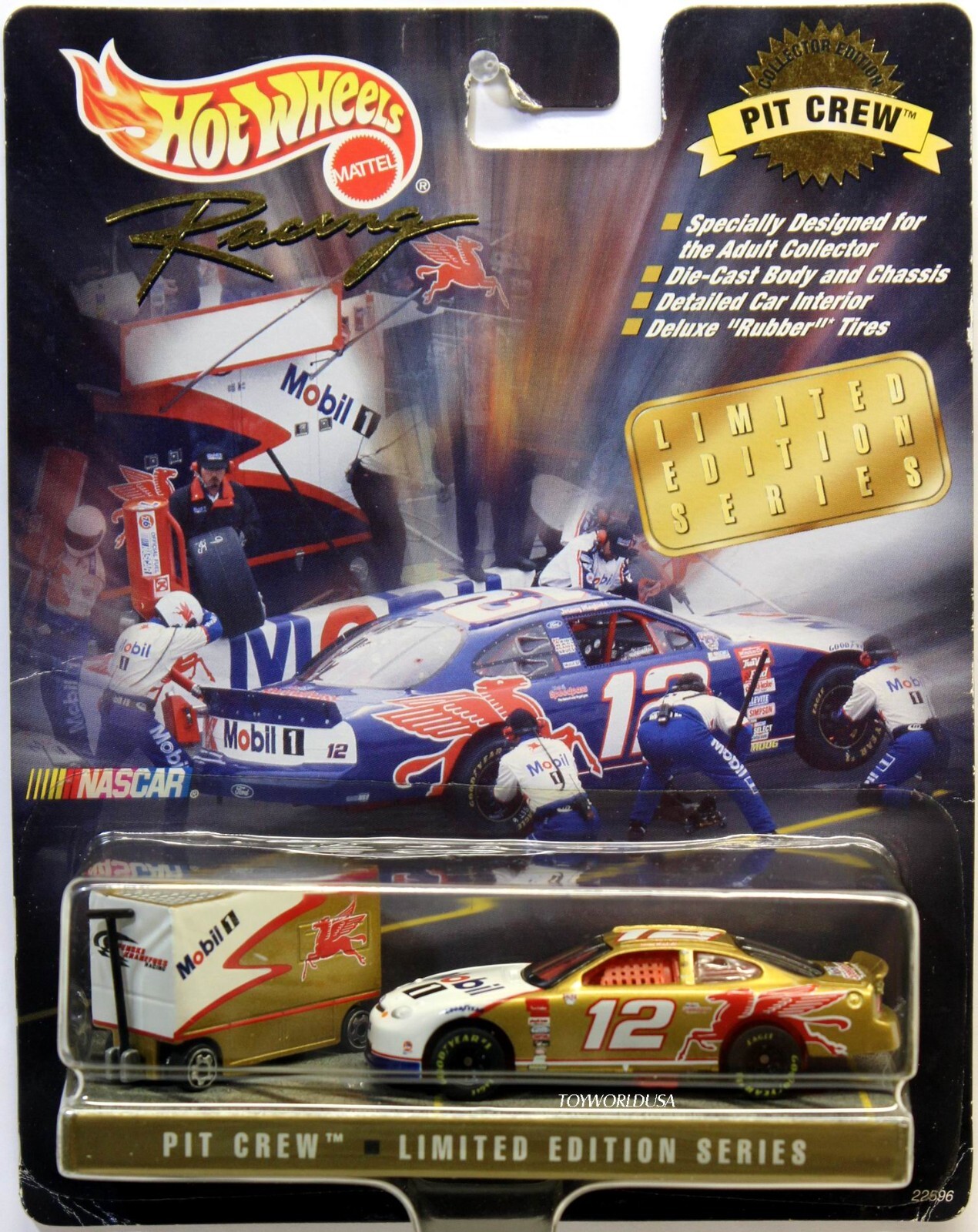 Hot Wheels Racing PIT CREW #12 Ford Taurus Jeremy Mayfield