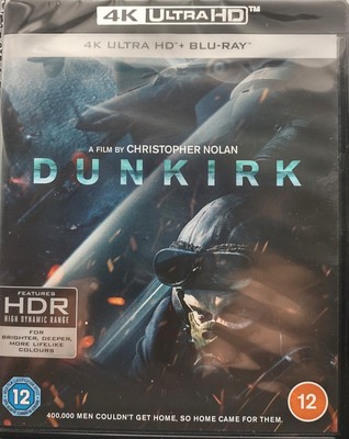 Dunkirk [4K UHD + Digital Download] [Blu-ray] [2017] [Region Free]