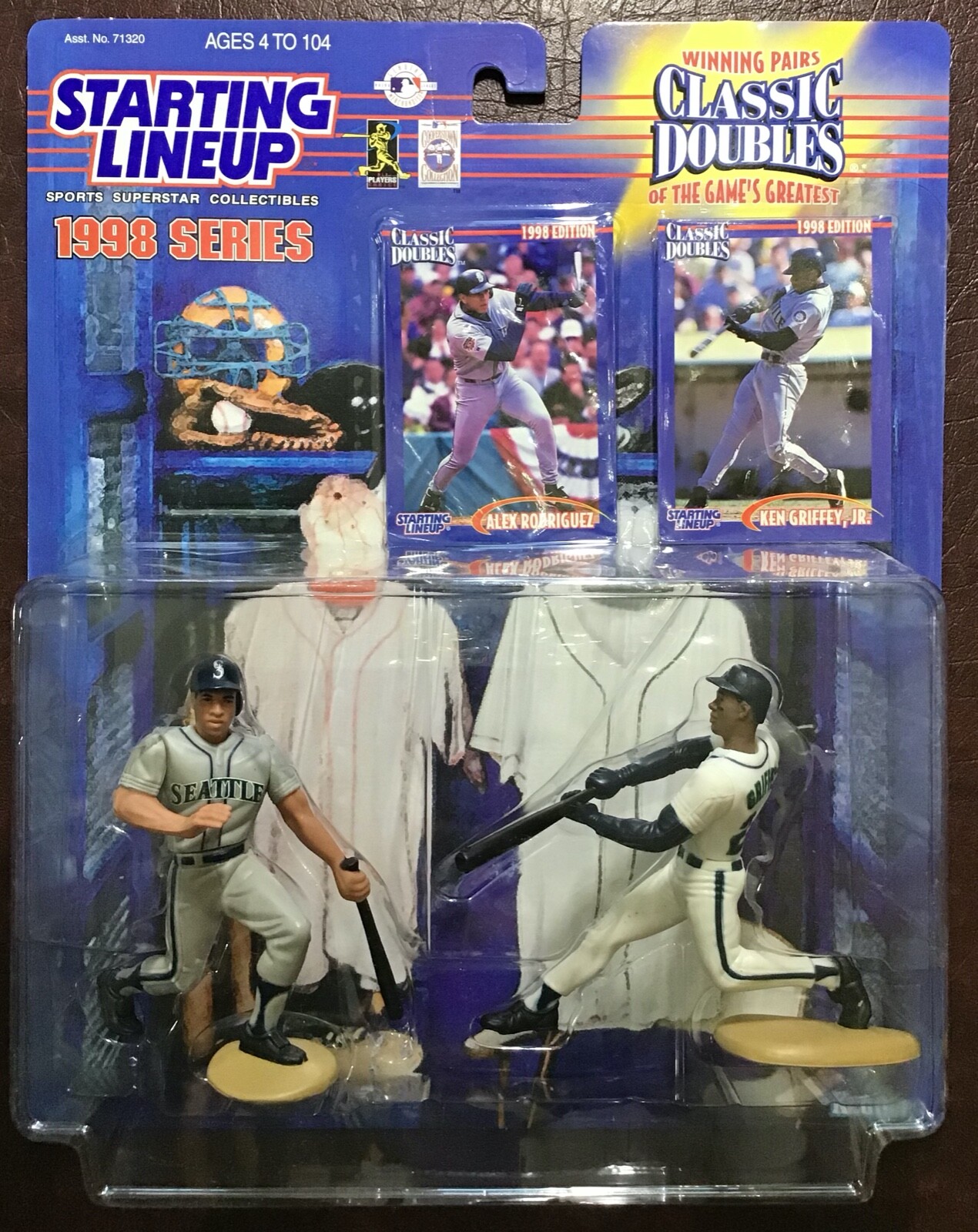 1998 Alex Rodriguez and Ken Griffey Jr Starting Lineup