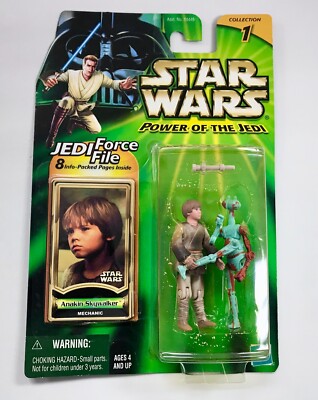 Star Wars Power of the Jedi Force Files Kenner Collection 1 MOSC