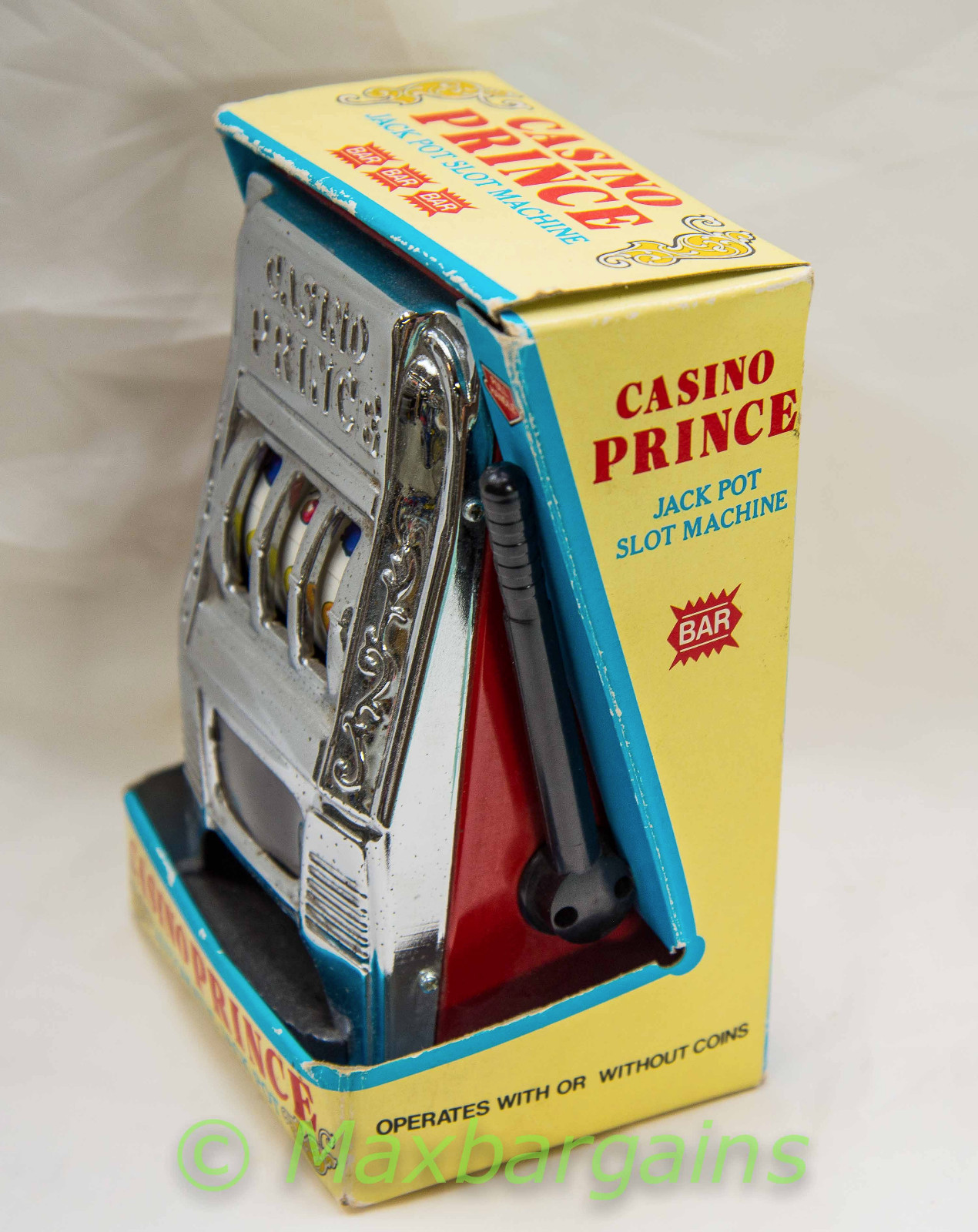 Waco 1980's Casino Prince Jack Pot Slot Machine Automatic Jack Pot in Box