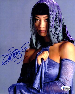 BAI LING Signed Auto 8X10 Photo ''STAR WARS'' Sen Bana Breemu Beckett Witness 
